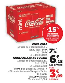 Hyper U COCA COLA offre