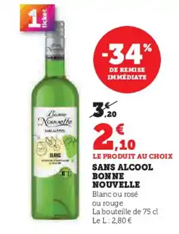 Hyper U Sans alcool bonne nouvelle offre