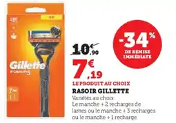 Hyper U GILLETTE Rasoir offre