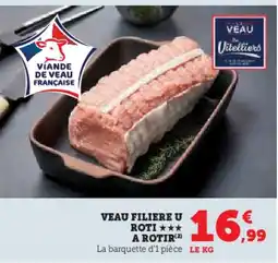 Hyper U Veau filiere u roti a rotir offre