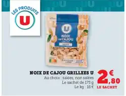 Hyper U U Noix de cajou grillees offre