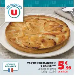 Hyper U U Tarte normande 6 parts offre