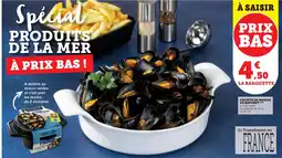 Super U Cocotte de moules de bouchot offre