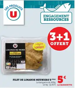 Super U U Filet de limande meuniere offre