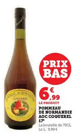 Super U Pommeau de normandie aoc coquerel 17° offre