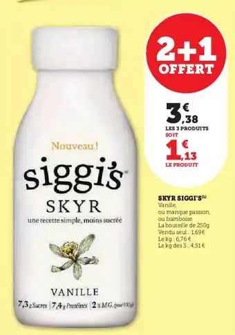 Super U SIGGI'S Skyr offre