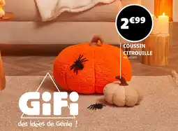 Gifi Coussin citrouille offre