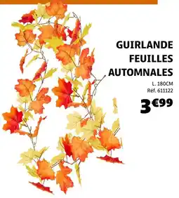 Gifi Guirlande feuilles automnales offre