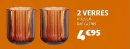 Gifi 2 verres offre