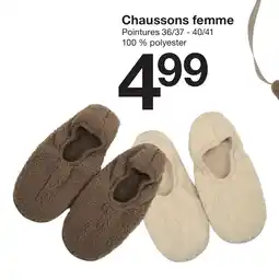Zeeman Chaussons femme offre