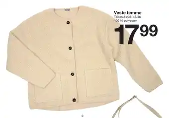 Zeeman Veste femme offre