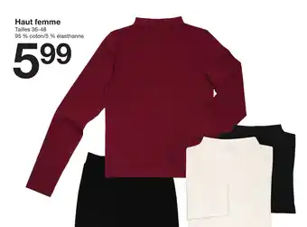 Zeeman Haut femme offre