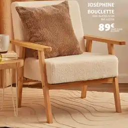 Gifi Fauteuil joséphine bouclette offre