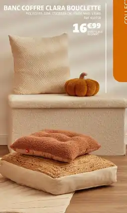 Gifi Banc coffre clara bouclette offre