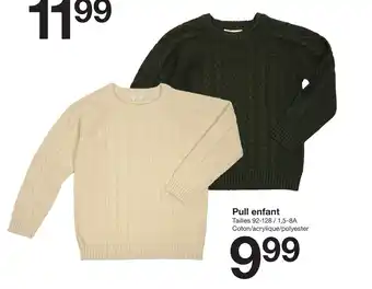 Zeeman Pull enfant offre