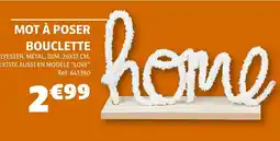 Gifi Mot à poser bouclette offre