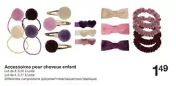 Zeeman Accessoires pour cheveux enfant offre