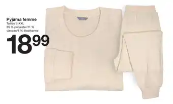 Zeeman Pyjama femme offre