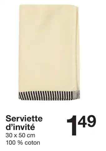 Zeeman Serviette d'invité offre