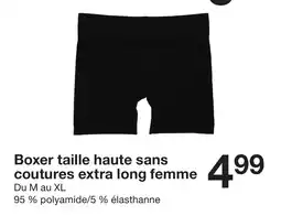 Zeeman Boxer taille haute sans coutures extra long femme offre
