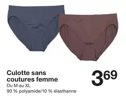 Zeeman Culotte sans coutures femme offre