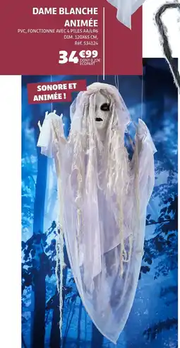 Gifi Dame blanche animée offre