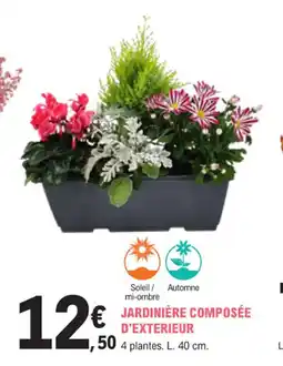 E.Leclerc Jardi Jardinière composée d'exterieur offre
