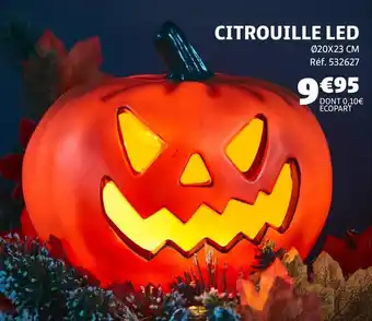 Gifi Citrouille led offre