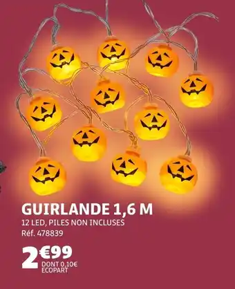 Gifi Guirlande 1,6 m offre