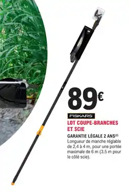 E.Leclerc Jardi Lot coupe-branches et scie offre
