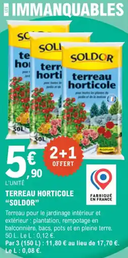 E.Leclerc Jardi Terreau horticole soldor offre