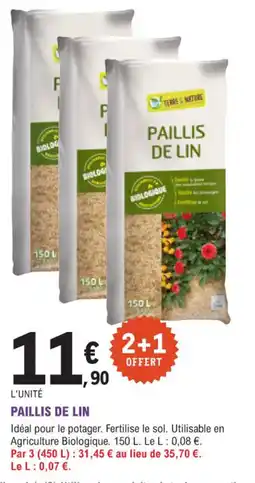 E.Leclerc Jardi Paillis de lin offre