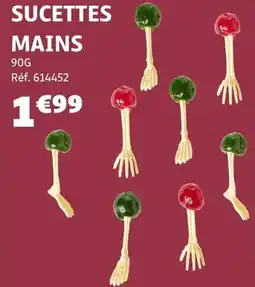 Gifi Sucettes mains offre