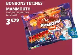 Gifi MAMMOUTH Bonbons tétines offre