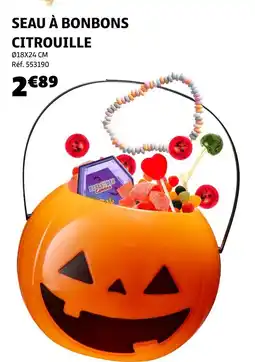 Gifi Seau à bonbons citrouille offre