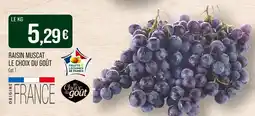 Match Raisin muscat le choix du goût offre