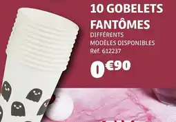 Gifi 10 gobelets fantômes offre