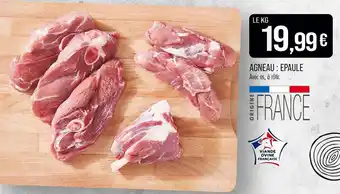 Match Agneau epaule offre
