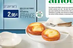 Match Moelleux aux pommes offre
