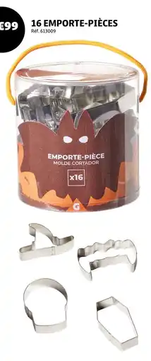 Gifi 16 emporte-pièces offre