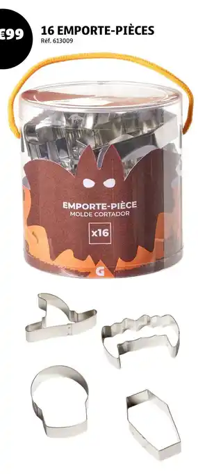 Gifi 16 emporte-pièces offre
