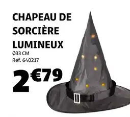 Gifi Chapeau de sorcière lumineux offre