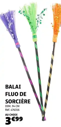 Gifi Balai fluo de sorcière offre