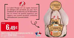 Match Poulet label rouge ma campagne maitre coq offre