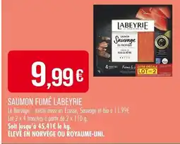 Match Saumon fumé labeyrie offre