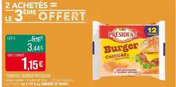 Match Tranches burger president offre