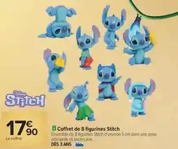 Carrefour Disney - coffret de 8 figurines stitch offre