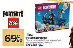 Carrefour Lego - bus de combat fortnite offre