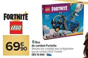 Carrefour Lego - bus de combat fortnite offre