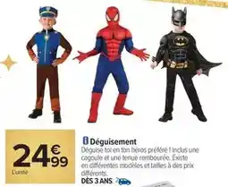 Carrefour Déguisement offre